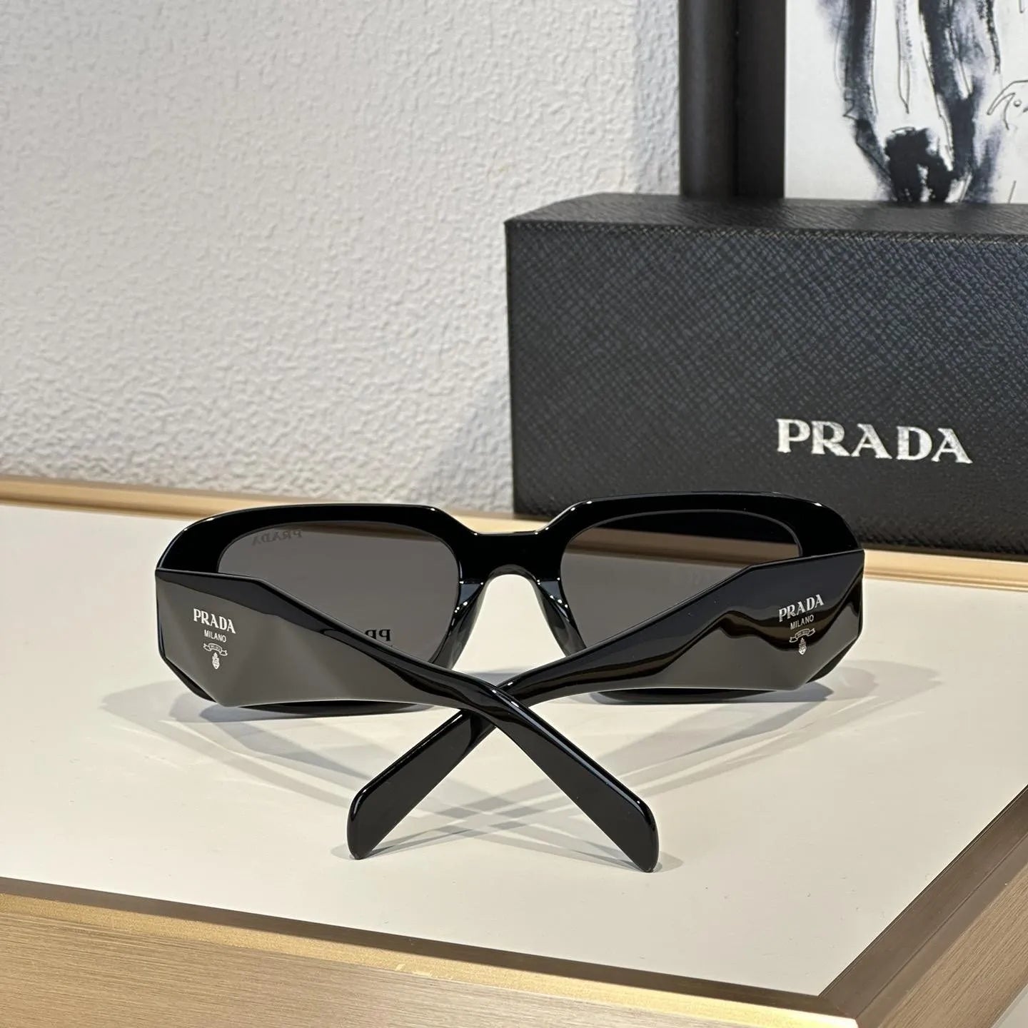 Prada Symbole Sunglasses - Slate Gray Lenses